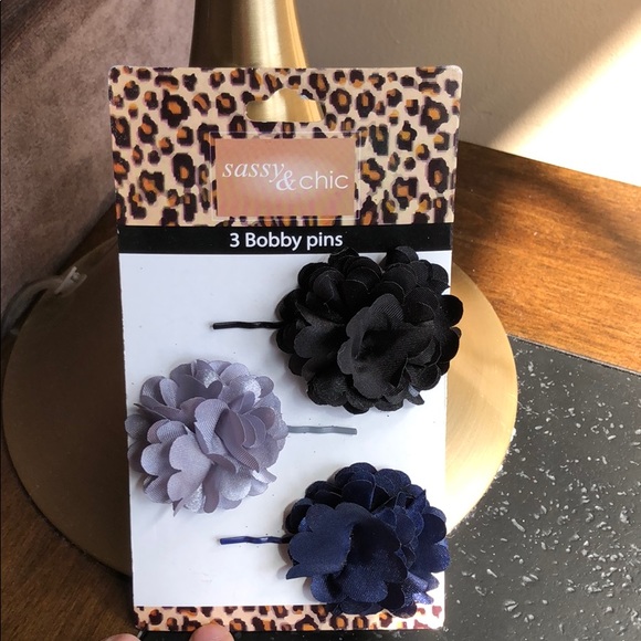 Sassy & Chic Accessories - Sassy & Chic Floral Bobby Pins